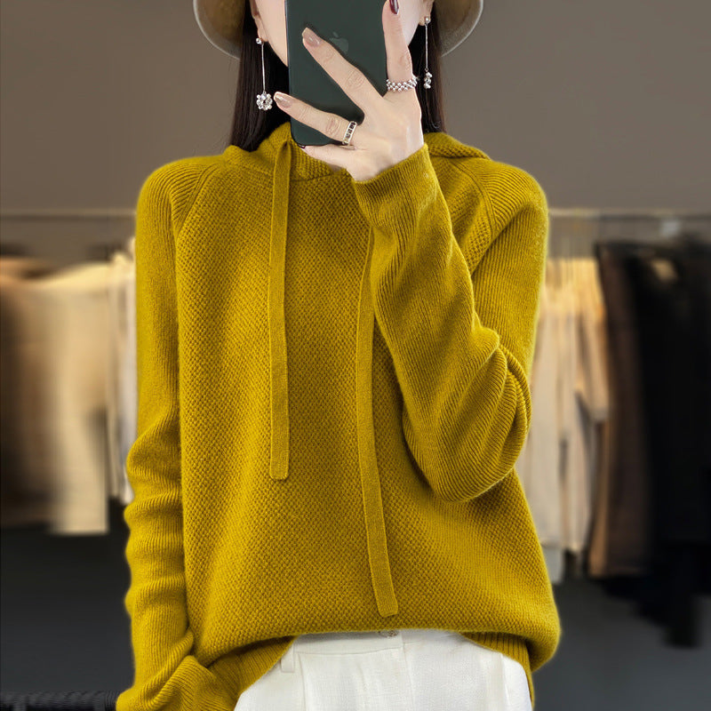 Women's Casual Hooded Sweater