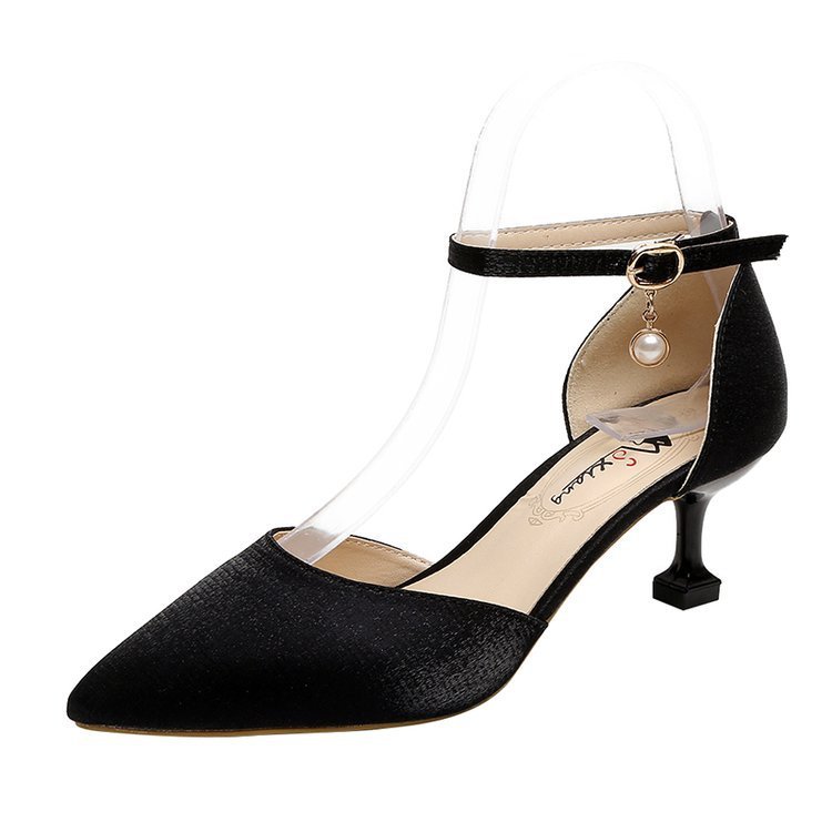 New Summer Pointed Toe High Heel Sandals with Buckle Strap – Leisure Style