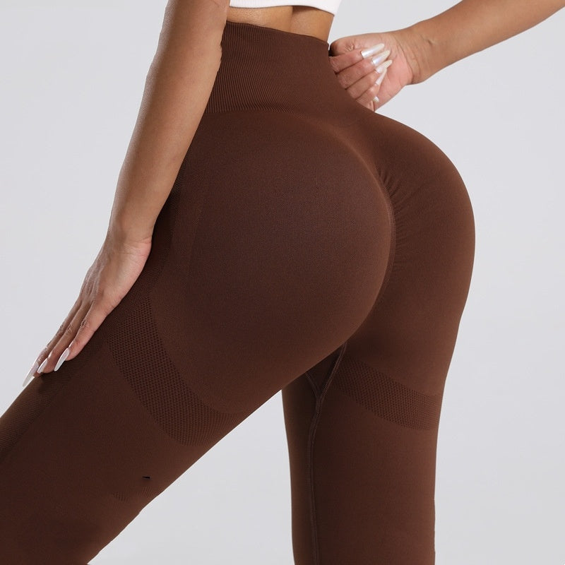 Seamless High-Waist Yoga Fitness Pants