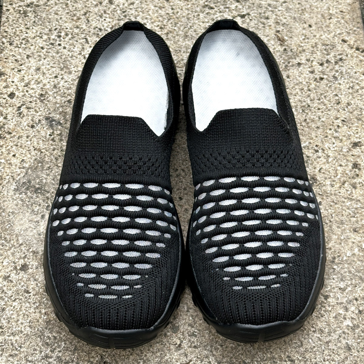 Summer Korean Mesh Mesh Slip-on Plus Size Slippers