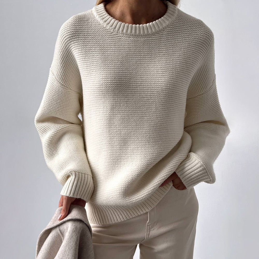 Women's Simple and Elegant Knitted Sweater