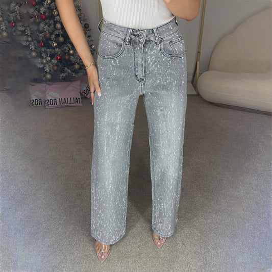 Women's Summer High-Waist All-Matching Denim Pants