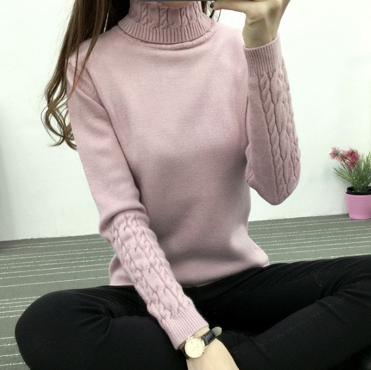 Women's Thickened Turtleneck Sweater Pullover