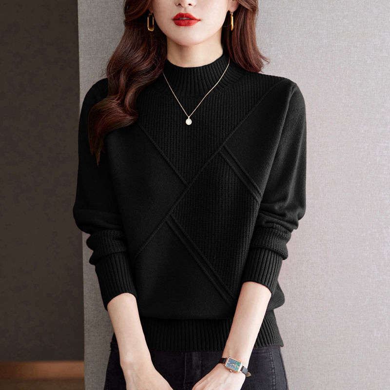 Women's Loose Half-Turtleneck Sweater - New Autumn & Winter Style