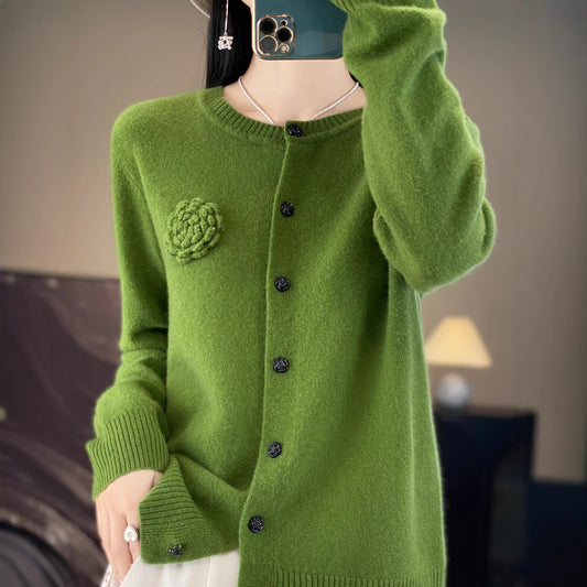 Spring and Autumn New Warm Wool Knitted Sweater