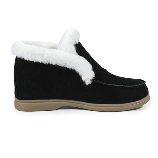 Women's Plus Size Suede Warm Winter Boots