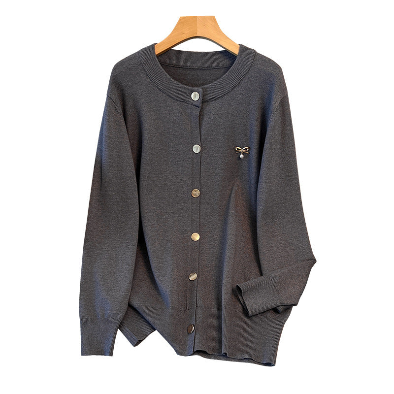 Women's Loose-Fit Knitted Cardigan Sweater Coat