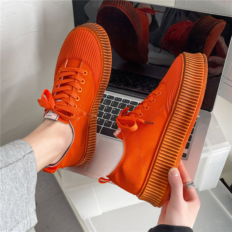 Trendy Hong Kong Style All-match Platform Shoes