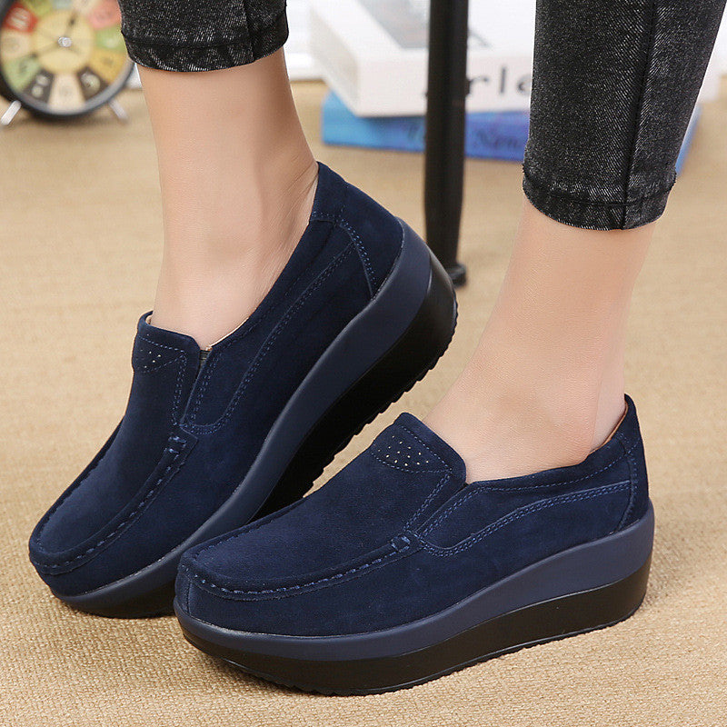 Hollow Breathable Casual Rocking Shoes – Large Size Hole Design