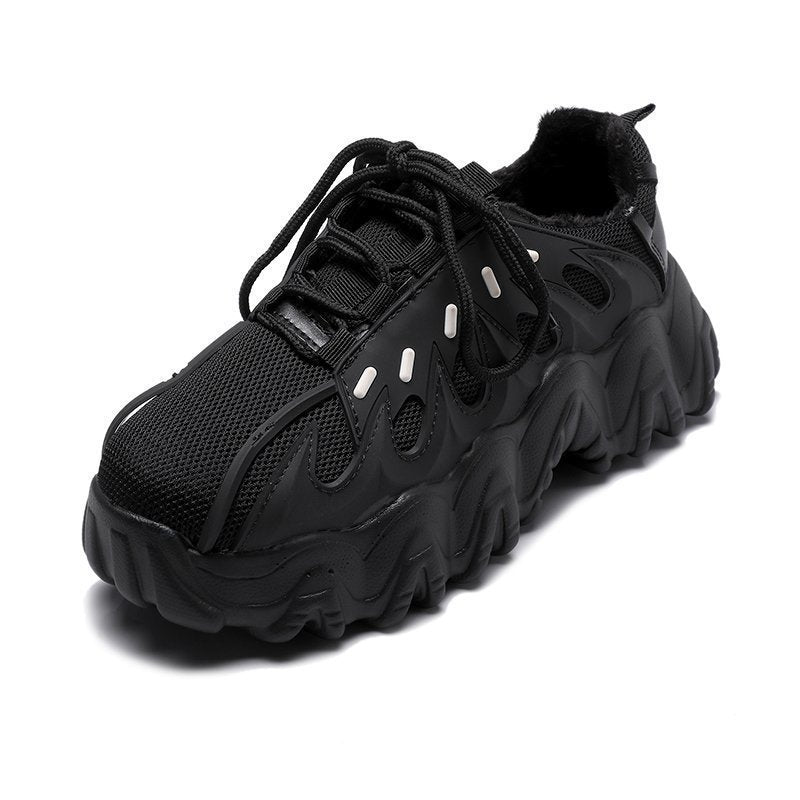 Women's New Spring and Autumn Korean-style Daddy Shoes with Thick Sole, Casual Sports Shoes