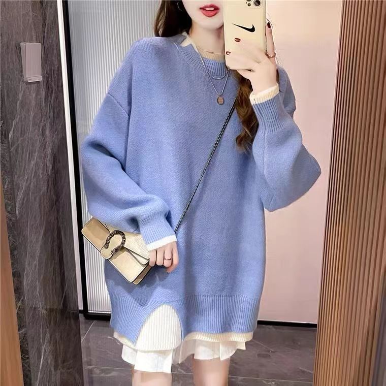 All-Match Loose-Fit Knitted Pullover Top