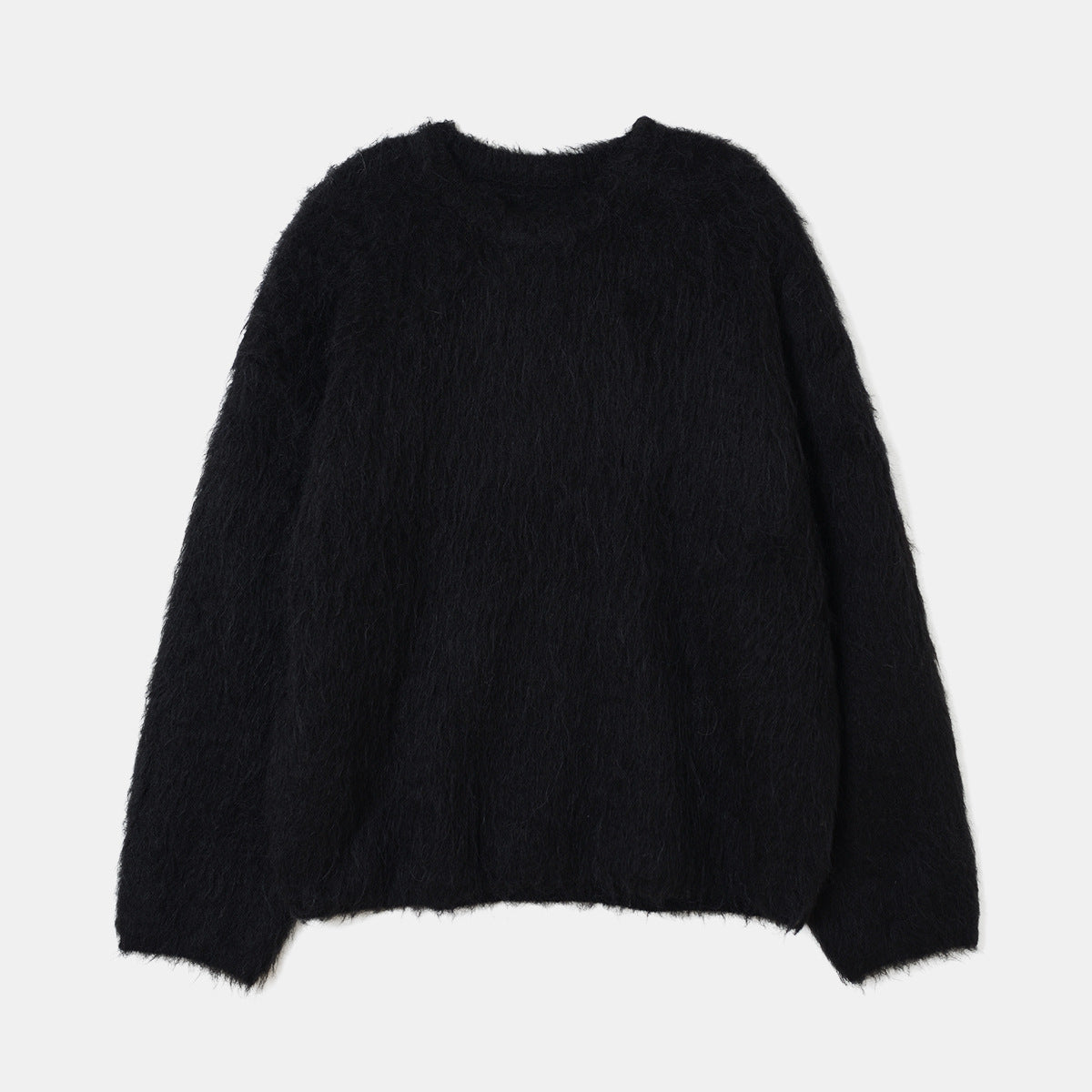 High-End Niche Alpaca Wool Round Neck Sweater