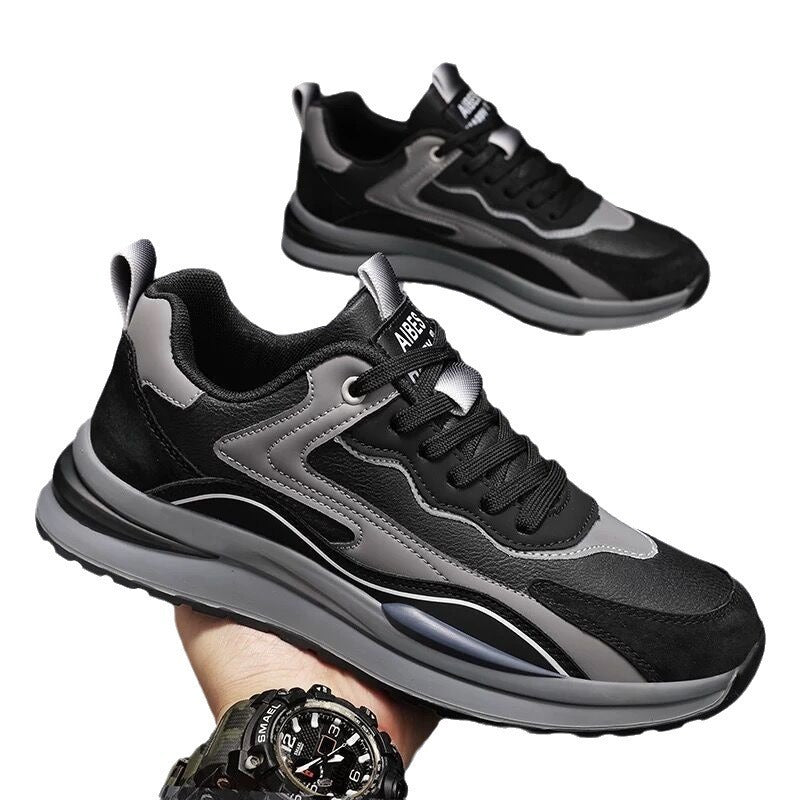 New Versatile Men's Casual Shoes with Height-Boosting Design