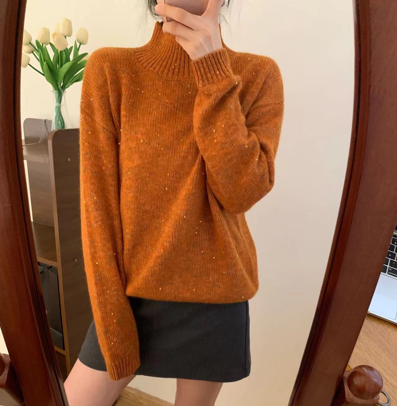 Autumn & Winter Oversized Pullover Sweater - Cozy Lazy Style