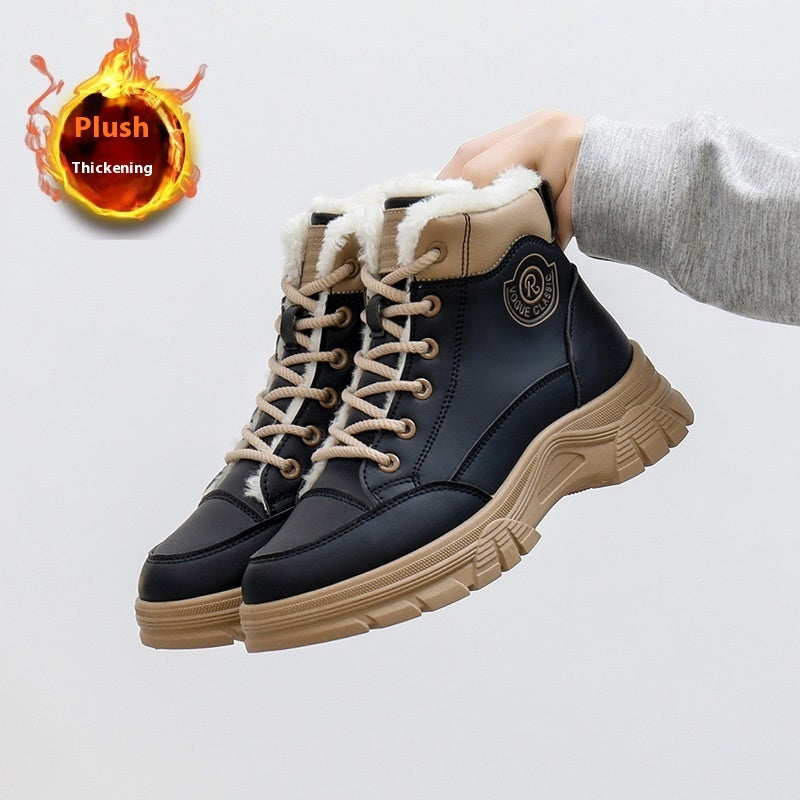 Winter Warm High-Top Snow Boots for Women