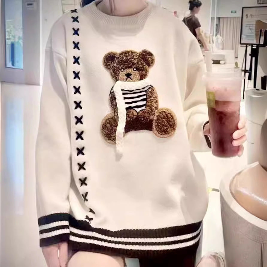 Loose and Lazy Style Fashionable Knitwear for Women