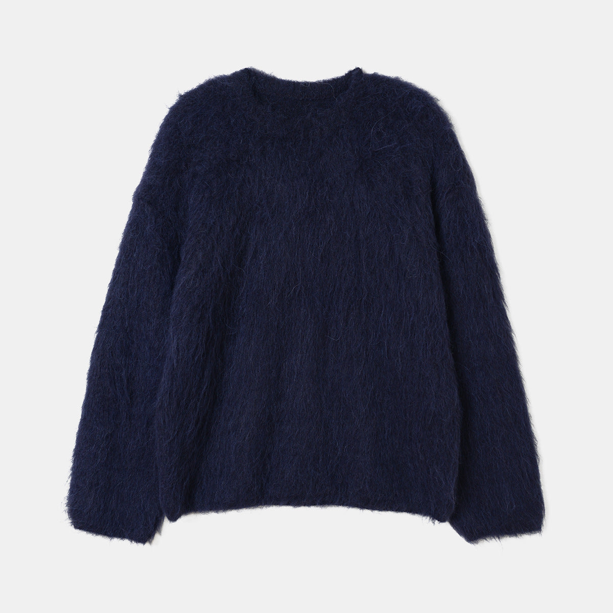 High-End Niche Alpaca Wool Round Neck Sweater