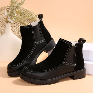 Women's Platform Short Martin Ankle Boots