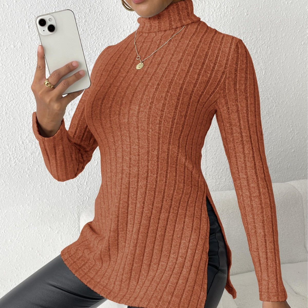 Women's Turtleneck Pullover Sweater