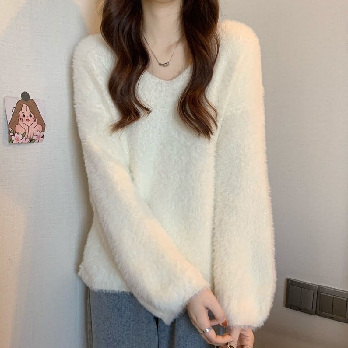 Sweet and Fashionable Loose-Fit Knitwear for Women