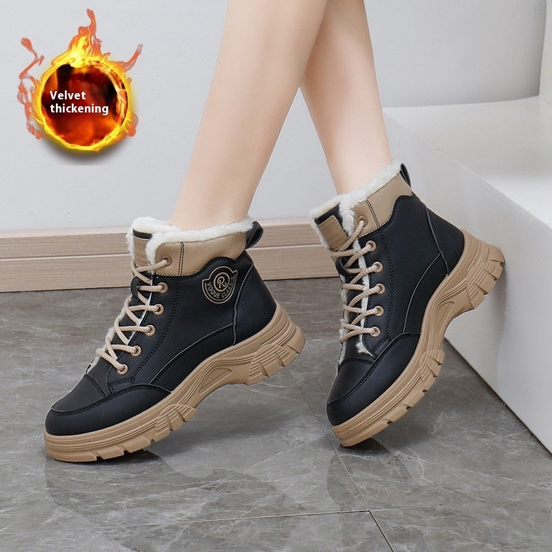 Winter Warm High-Top Snow Boots for Women