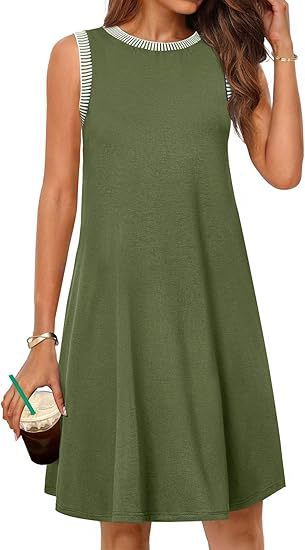 Women's Casual Sleeveless Mini Dress