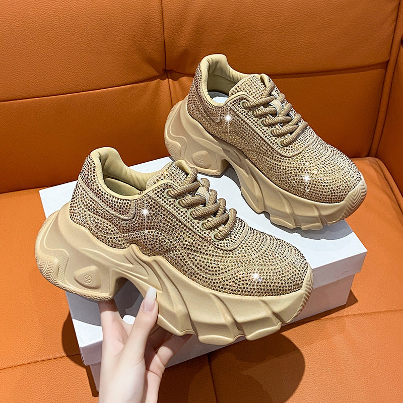 Women's Platform Sneakers with Lightweight Sole