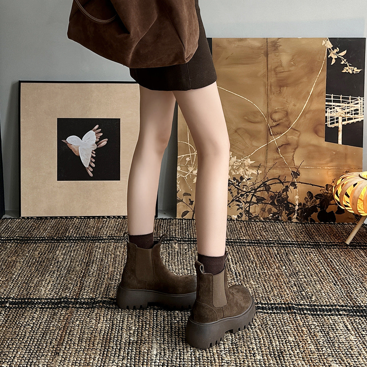 Women's Height-Increasing Elastic Boots - New Autumn and Winter Collection