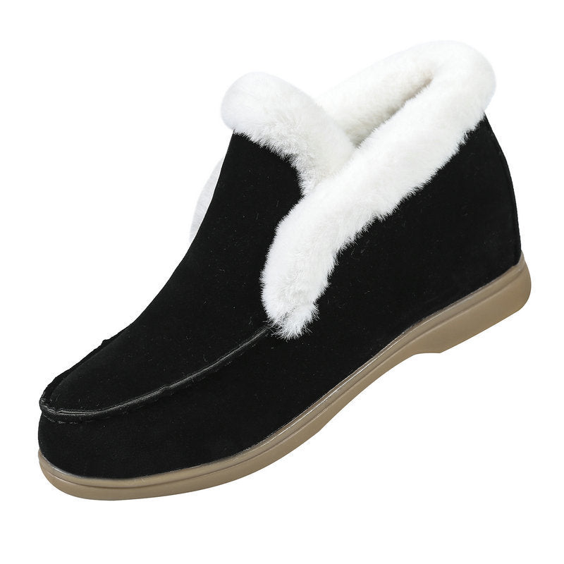 Women's Plus Size Suede Warm Winter Boots