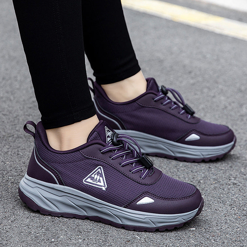 Women's Mid-top Plus Velvet Warm Sports Shoes