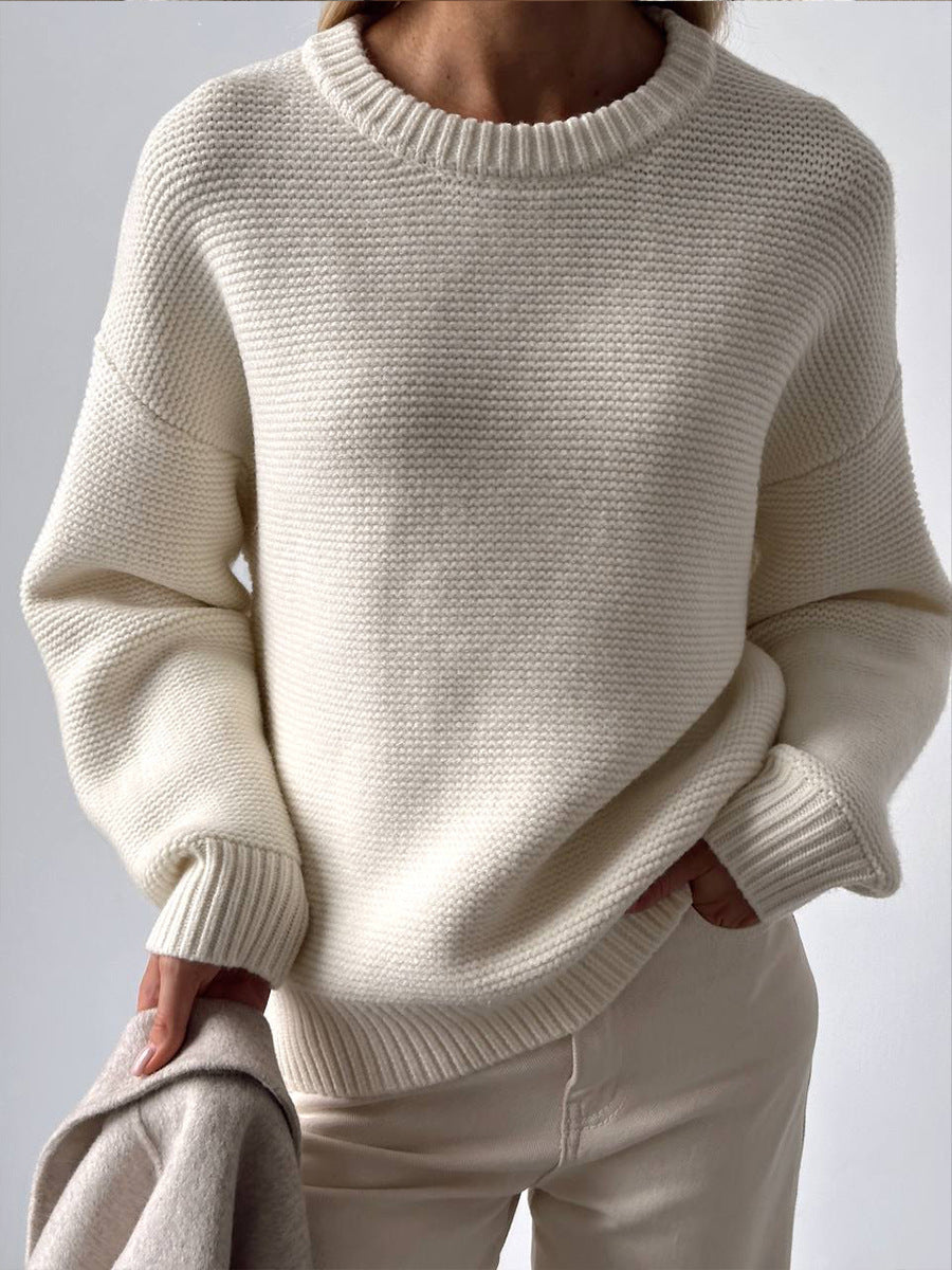 Women's Simple and Elegant Knitted Sweater