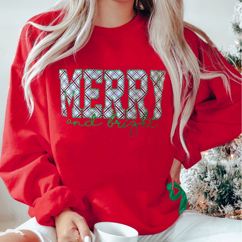 Letter Embroidery Hoodless Sweatshirt Knit Pullover