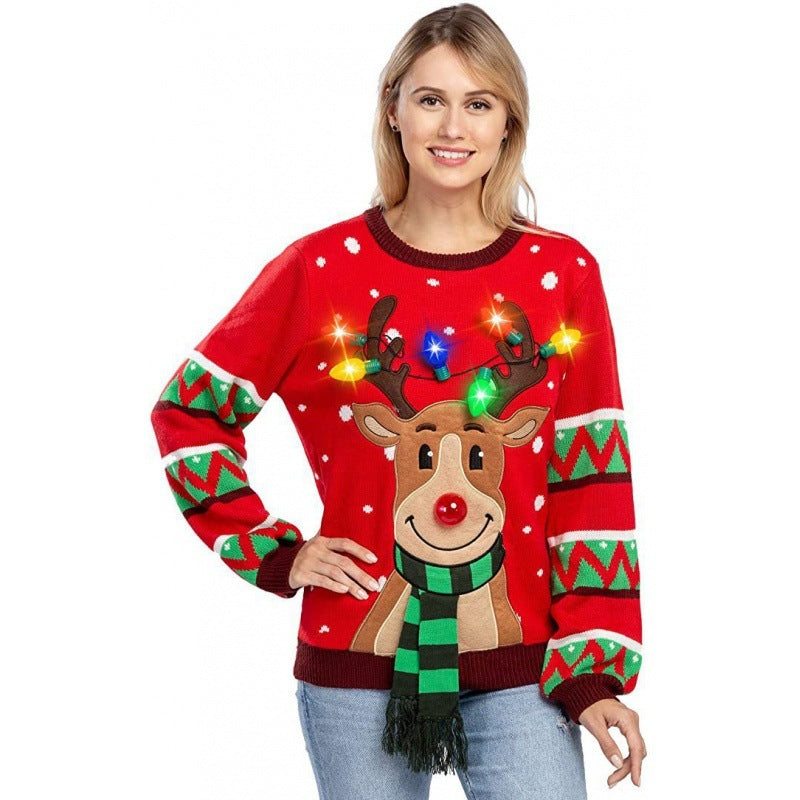 Christmas Elk Sweater – Novel Sweater with Festive Christmas Atmosphere