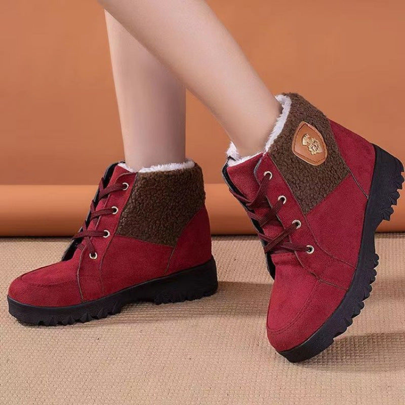 Winter Cotton Shoes with Fleece Lining for Warmth