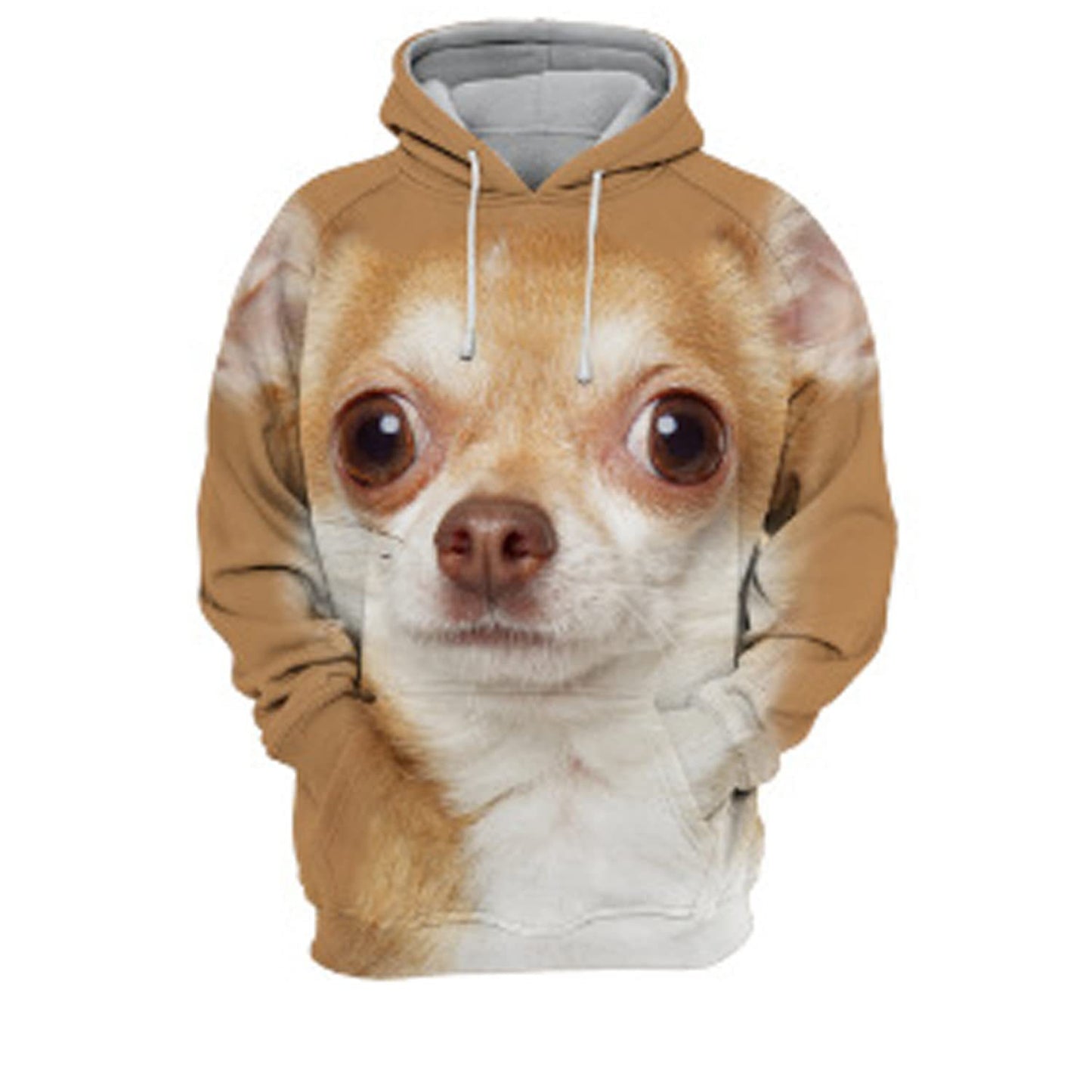 Dog 3D Digital Printing Men's Hooded Sweatshirt