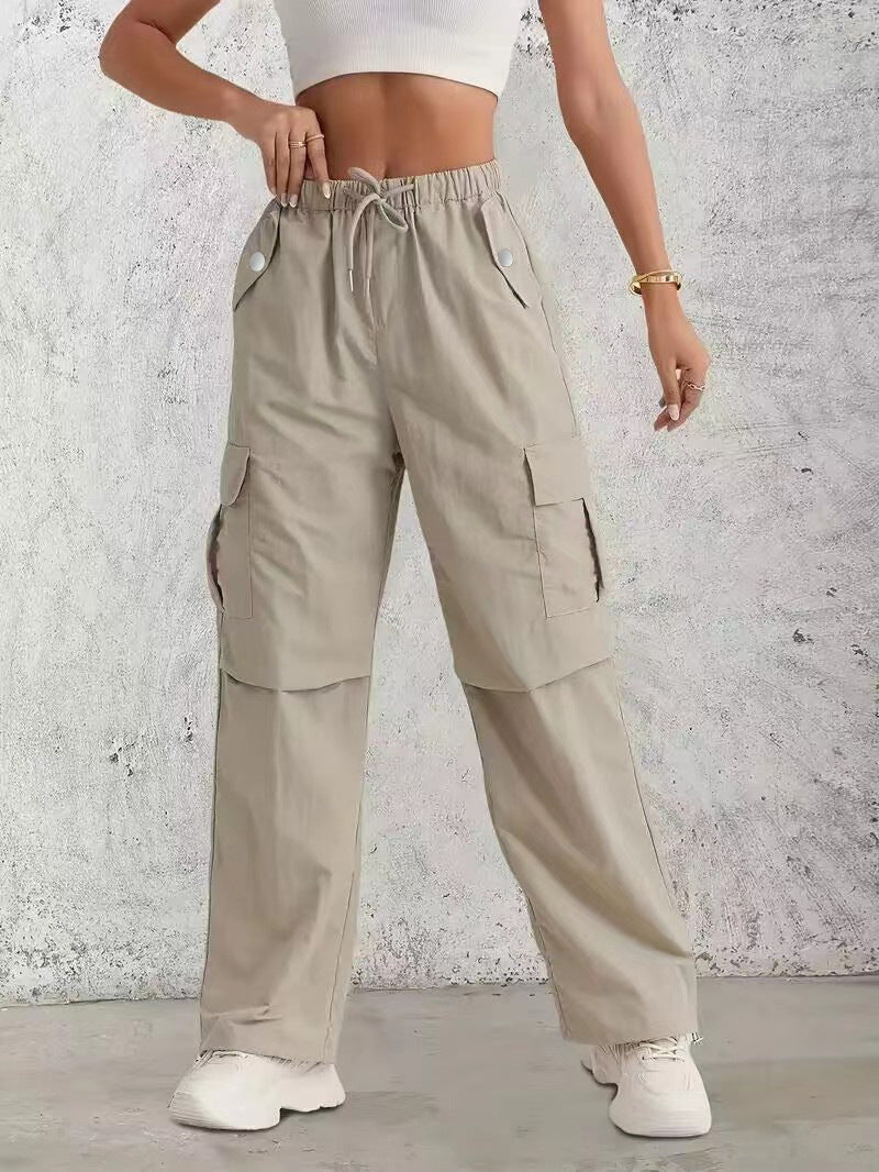 Women's Loose-Fit Straight Casual Pants