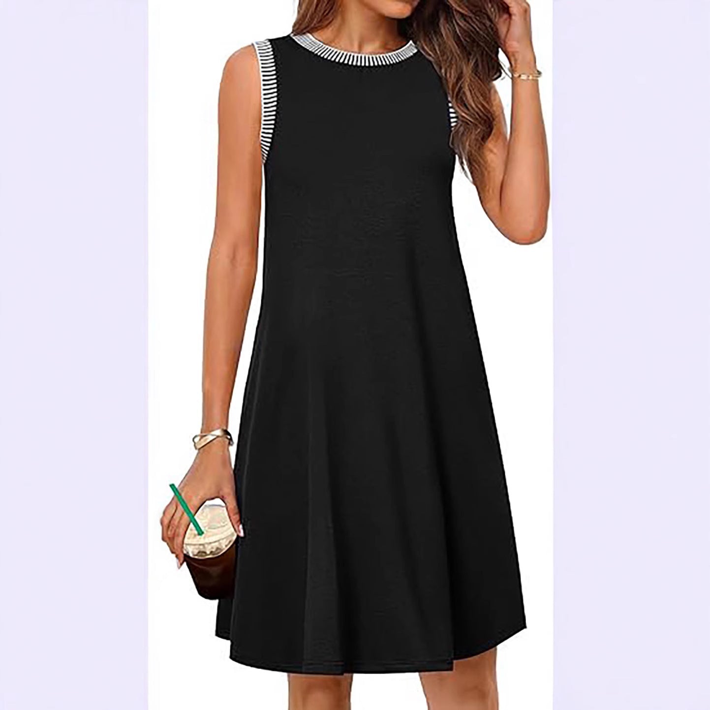 Women's Casual Sleeveless Mini Dress