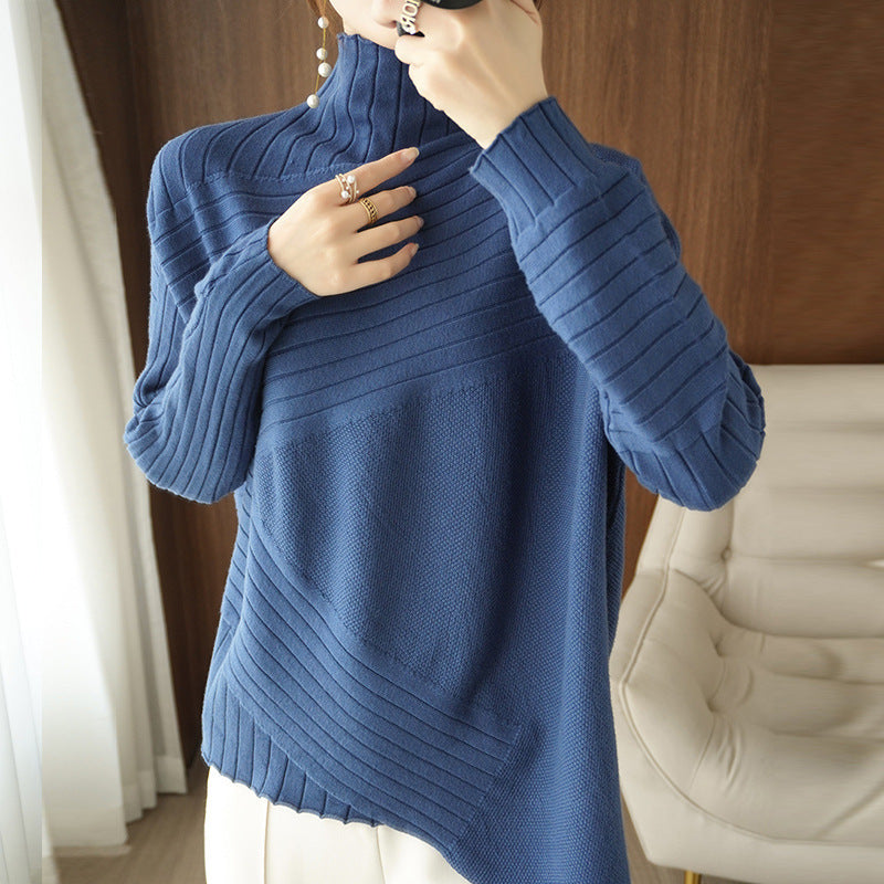 Women's Plus Size Long-Sleeved Sweater