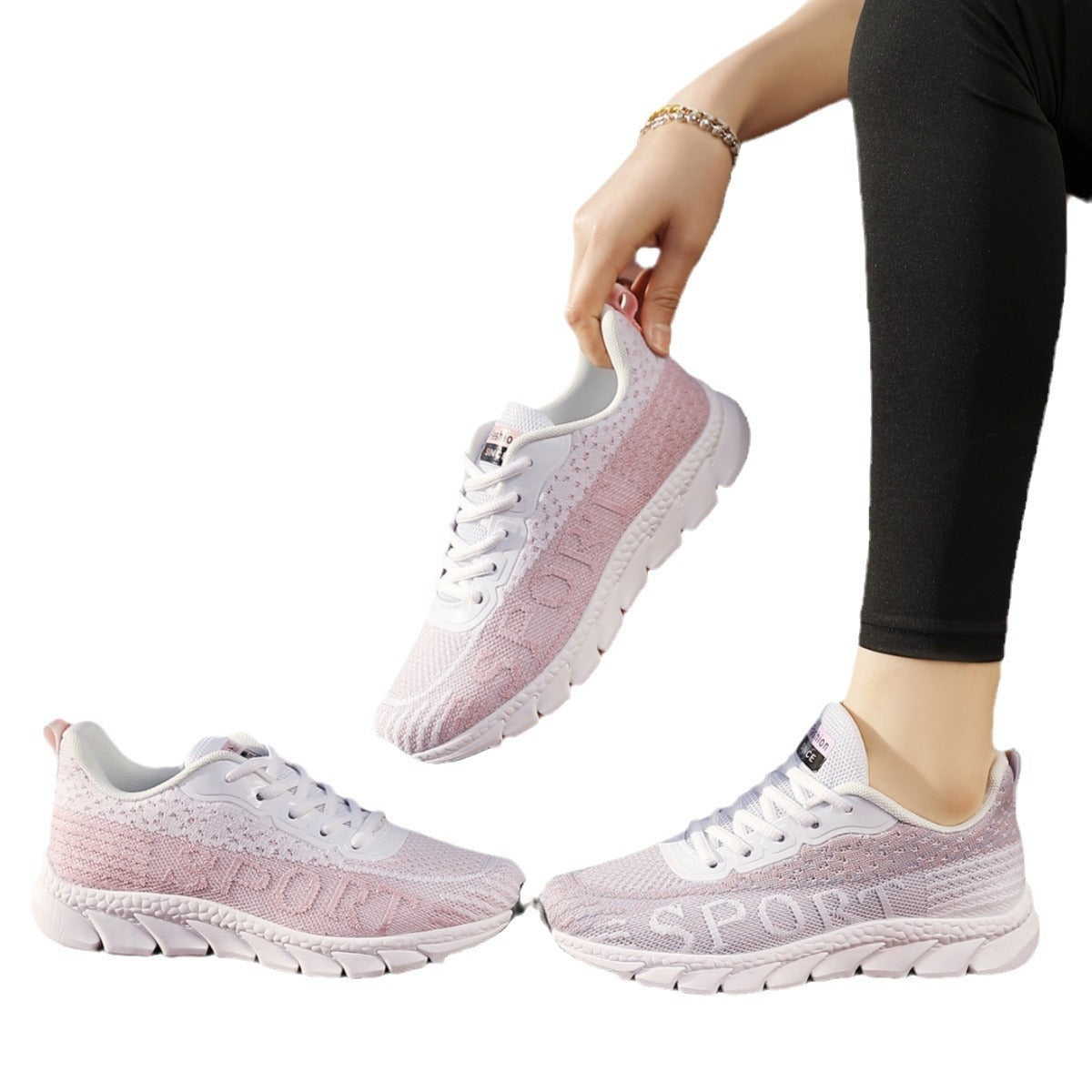 Plus Size Women's Running Shoes, Summer Lightweight and Breathable