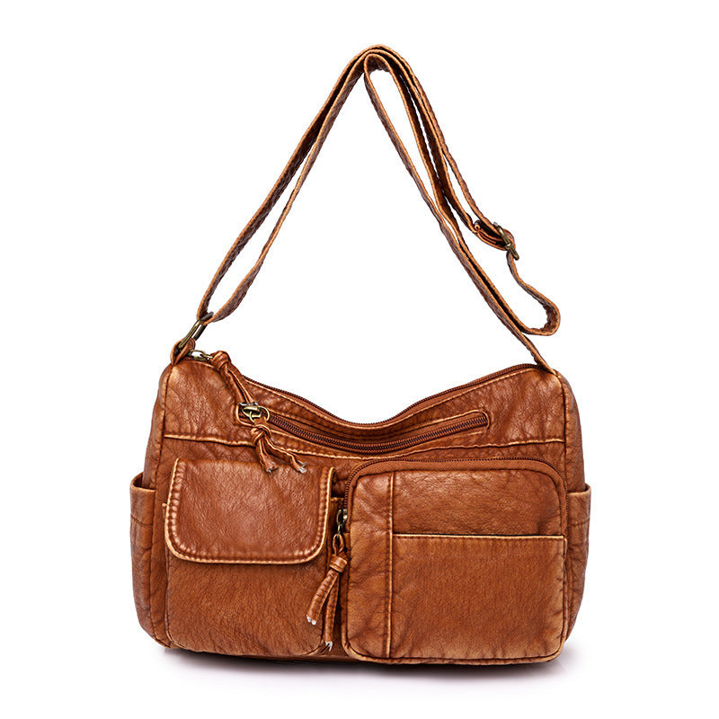 Washed High Quality Crossbody Bag Women's Fashion Trend