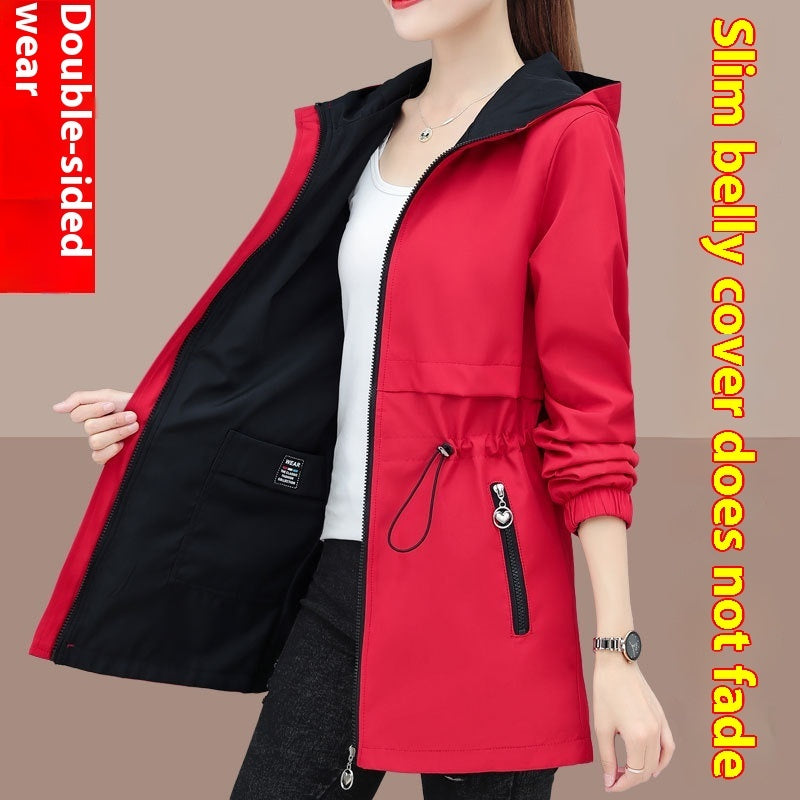 Women's Double-sided Trench Coat Mid-length