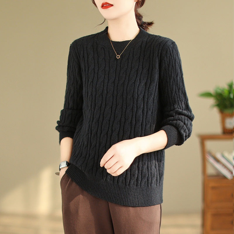 Western Style All-Match Outer and Inner Wear Sweater