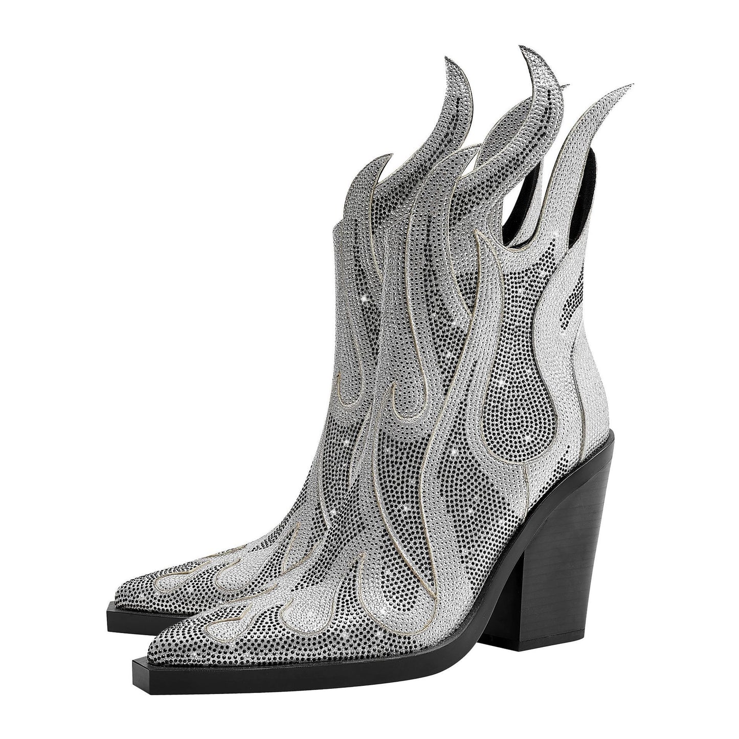 Women's Fashion Ankle Boots with Totem Embroidery