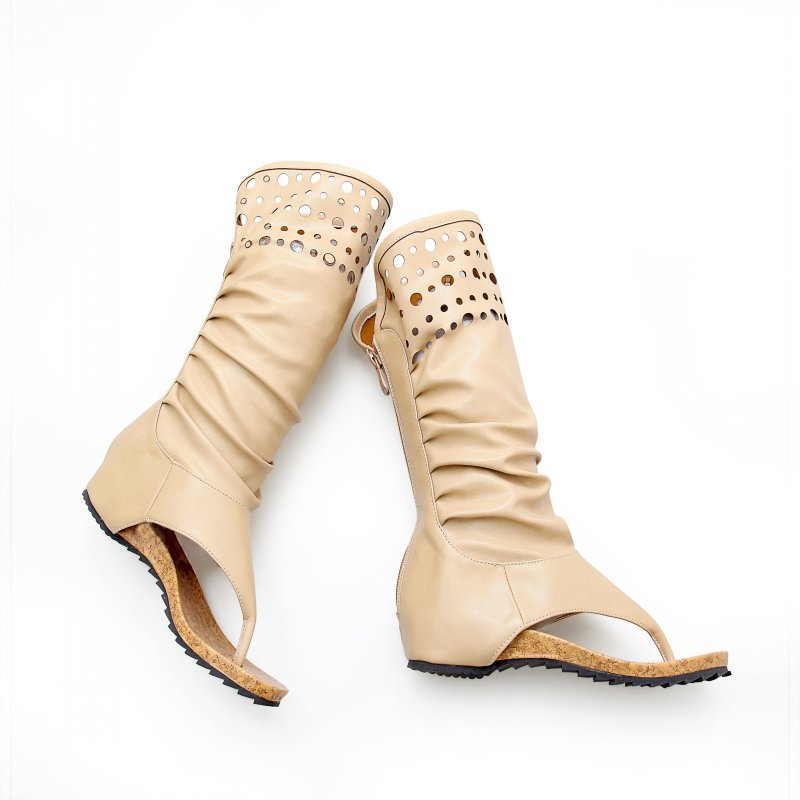 Spring and Summer Casual Flat-Toe Sandal Boots