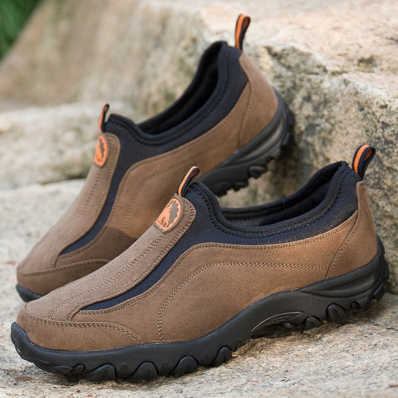 Slip-on Plus Size Men's Hiking Shoes