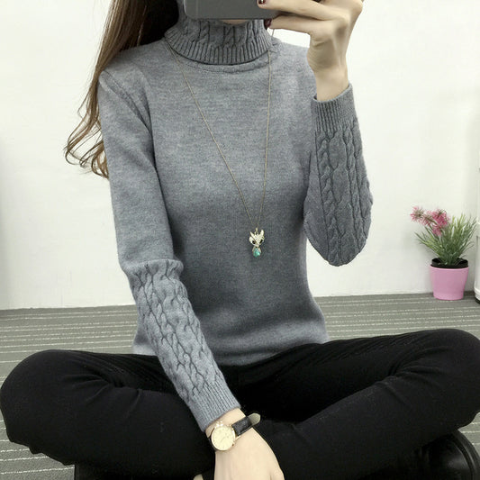 Women's Thickened Turtleneck Sweater Pullover