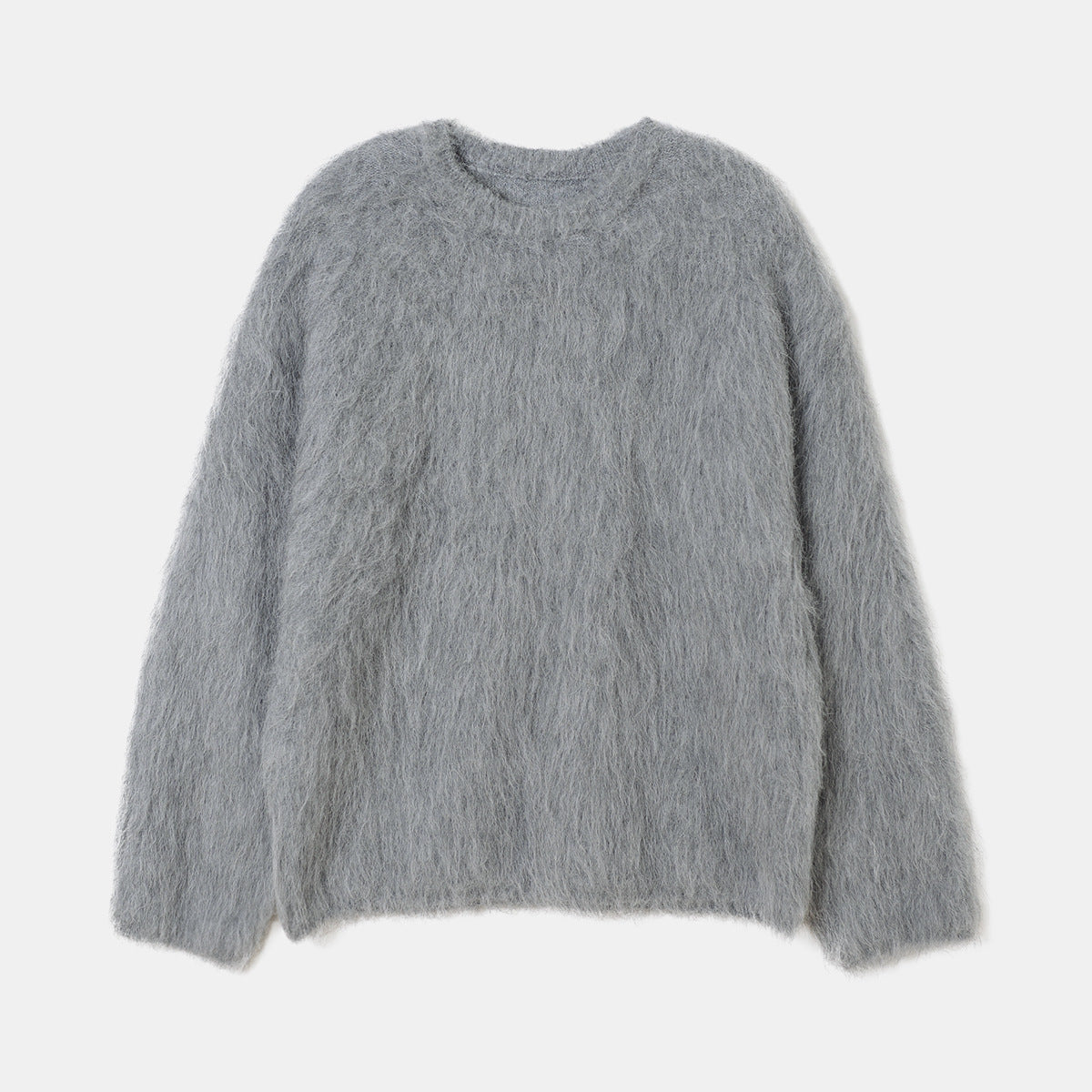 High-End Niche Alpaca Wool Round Neck Sweater