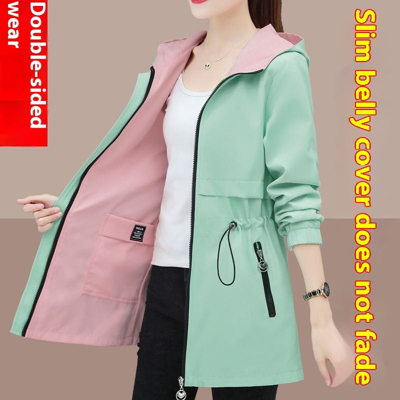 Women's Double-sided Trench Coat Mid-length