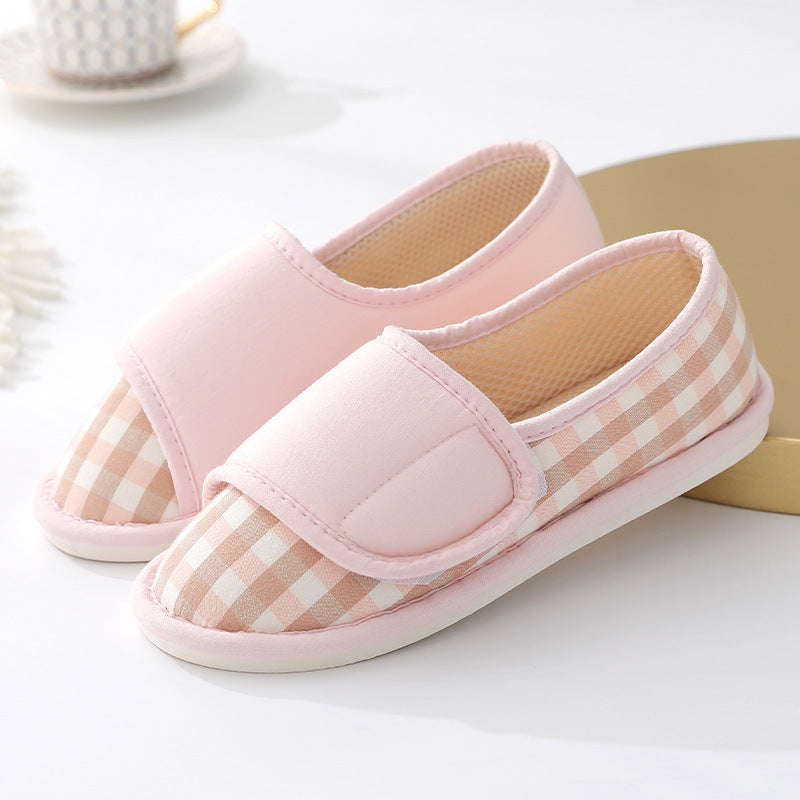 Plus Size Maternity Soft Bottom Non-Slip Confinement Slippers