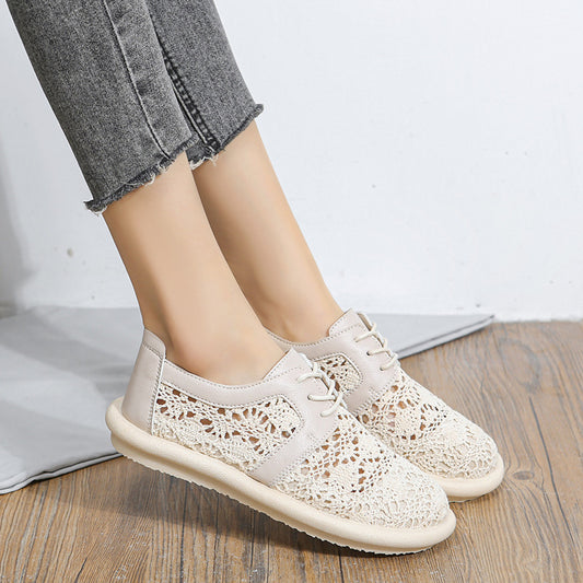 Breathable Mesh Casual Flat Shoes